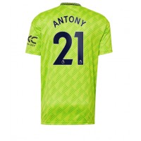 Fotbalové Dres Manchester United Antony #21 Alternativní 2022-23 Krátký Rukáv